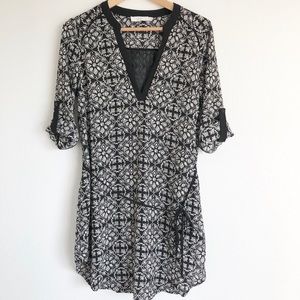 Lush short sleeve midi dress sz S